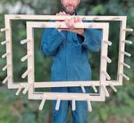 Wooden Warping Board Warp Yarn Weaving Loom Frame Wood Dowels Handmade in UK