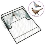 Bird Trap Green 50x40 cm Steel vidaXL