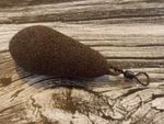 10 x 3oz DUMPY DISTANCE CAMO BROWN TEXTURE COATED CARP/BARBEL LEAD WEIGHTS