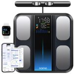 Renpho Body Analysis Scale with 8 Electrodes, Handle, Up to 180 kg,...