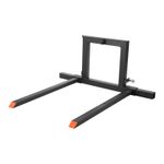 Uimoso 3-Point Hitch Pallet Fork 680 kg 128 cm for Category 1 Tractors