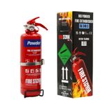 1kg Powder Fire Extinguisher ABC Dry, Transport Bracket Car Taxi Caravan Kitchen