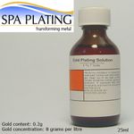 Gold Brush Plating Solution 25ml 24ct