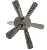 Premium 5 Spoke Safe Handle for Vault Door Gun Safe Handle Fireproof Rifle Safe