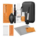 K&F CONCEPT 25 in 1 Camera Cleaning Kit with Lens Pen, Blowing Bottle, Cloth Etc