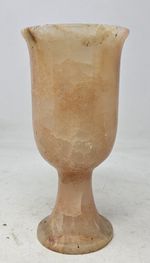 Marble/Alabaster Goblet 19cm Tall