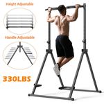 Power Tower Dip Station Pull Up Bar Multi-Function Push Up Equipment Home Gym