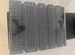 Wall-Mounted Pegboard Storage Organiser with Bins