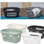 Plastic High Grade Hipster Style Basket Washing Clothes Linen Home Storage
