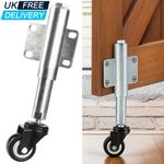 2" Gate Wheel Spring Loaded Garden Galvanised Heavy Duty Sliding Caster For Door