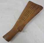 Gun Stock Cribbage Board