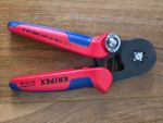 Knipex 97 53 04. Crimping Pliers for wire ferrules. 0.08 to 16 mm² (AWG 6)