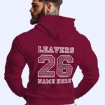 Personalised Leavers Hoodie 2026 Kids Adults School Logo Custom Names Jumper UK