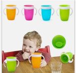 Munchkin Miracle 360 Trainer Sippy Cup 7oz Blue BPA-Free Leakproof Baby Cup