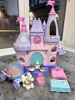 Fisher Price Little People Disney Princess Songs Palace 2012 & Cinderella Coach