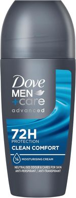  Dove Men+Care Advanced Clean Comfort Anti-Perspirant Roll On 50 ml