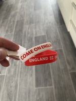 England Football Wristbands 2 Pack "COME ON ENGLAND" & "ENGLAND"
