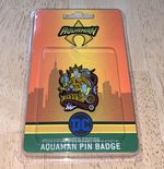Aquaman King Of The Seven Seas DC Aqua Man Limited Edition Pin Badge Fanattik