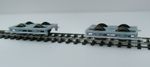 One pair N 2FS 2mm finescale Dean 6'4" bogies WHEELS NOT SUPPLIED
