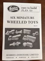 Vintage Hobbies of Dereham Plan 723 Six Miniature Wheeled Toys Sheet B