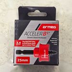 Armeg Acceler8 PRO Sheet Steel Holesaw 25mm ACC0025 Corded Drill