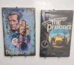 2 Rare Metallic / Signs. TV. Patrick Magoohan in The Prisoner. Great Decor (wdb)