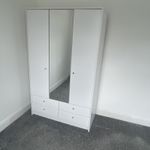 Argos Home Malibu 3 Door 4 Drawer Mirror Wardrobe In White