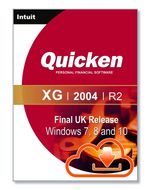 Quicken XG 2004 UK R2 Software - Windows 7, 8, 10, and 11 with full instructions