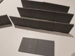 OO Gauge 20 x Model Railway Walls Tracking Fencing Security Fences 1.4m Total