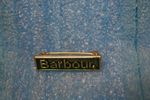 Barbour Pin Lapel Hat Tie Coat Cap Jacket Badge Enamel Metal New