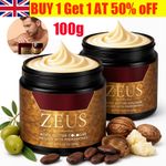 Zeus Men Body Butter Cologne, Pheromone Infused Moisturizing Body Cream 100g NEW