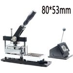 80*53MM 3*2" DIY Decoration Manual Rectangle Fridge Magnet Badge Making Machine