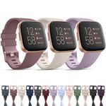 For Fitbit Versa / Versa 2 /Lite Strap Classic Buckle Soft Silicone Watch Band