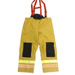 Fire Fighters Trousers Brown Rescue Service Uniform Leggings New Male Female