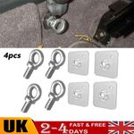 4x Motorsport Harness Seat Belt mount Backing Plate + eyelet Bolt 7/16"