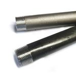 BLACK iron pipe MILD carbon STEEL PIPE / TUBE 1/2"-1" EN10255 threaded both ends
