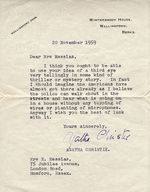 AGATHA CHRISTIE Signed Letter - Author / Writer - Literature - 7"x5" reprint