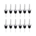 12 Pack Stainless Steel Bottle Pourers – Spirit, Oil & Liquor Pouring Spouts