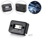 Digital Vibration Hour Meter Hourmeter LCD Hour Meter Motorcycle New