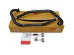 For Royal Enfield GT & INTERCEPTOR 650 Red Rooster Header Bend Pipe, Black