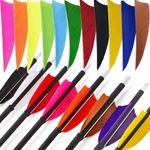 50x Archery Feather Fletching 3" Turkey Natural Feather Right Left Wing ArrowDIY
