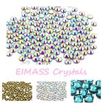1440 x EIMASS® 7767 Hotfix Low Price Premium DMC Glass Crystals, Flat back Gems