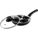 CookClassic Non-Stick Egg Poacher Pan, 2 or 4 Cup Egg Poacher, 20 cm, UK Made