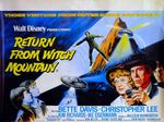 RETURN FROM WITCH MOUNTAIN 1978 Bette Davis Christopher Lee UK QUAD POSTER