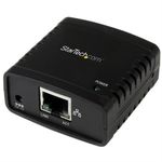 StarTech 10/100Mbps Ethernet to USB 2.0 Network LPR Print Server, Black, Acti...