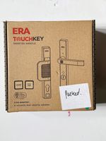 ERA TouchKey Smart Lock - Smart Door handle - Polished Chrome.  Right Hand