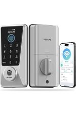 ⭐Desloc D110 Plus Smart Lock – Built-in Wi-Fi & Fingerprint – Black –Open Box