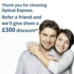Optical Express Voucher - £300 off Laser Eye Surgery