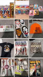 Massive Spice Girls 90s Memorabilia Job Lot Figures VHS Chupa Chups Clothing