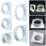 1Pcs Flange Air Vent Duct Connector Ducting Tools Ventilation Pipe